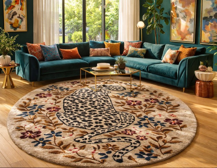 Round rugs